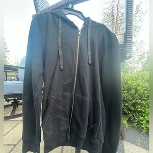 Target black zip up
